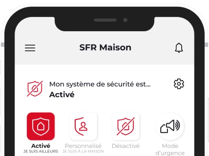 QR Code pour télécharger l'application SFR Maison