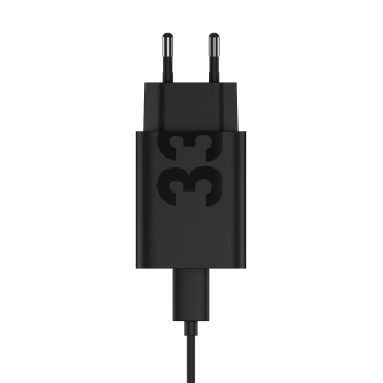Chargeur noir Motorola 33W USB-A vers USB-C